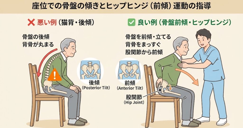 片麻痺患者さんの骨盤立て訓練